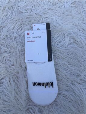 lululemon athletica White No-Show Daily Essentials Socks